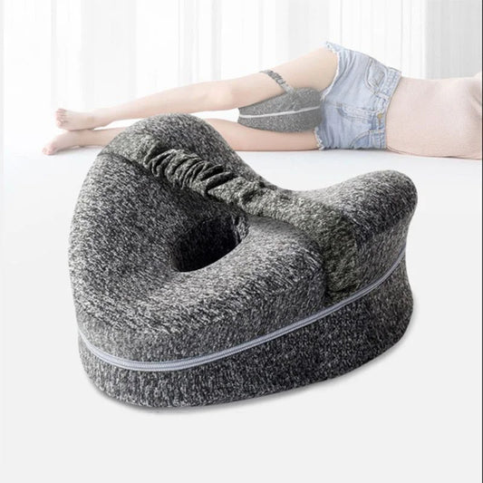 Heart-Shaped Memory Foam Leg Support Pillow